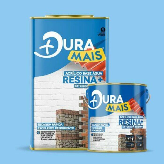 Imagem de RESINA ACRILICA BASE ÁGUA INCOLOR FOSCA 3,6 LTS - PREMIUM - DURAMAIS