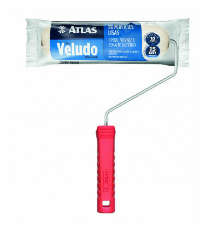Imagem de ROLO DE PINTURA VELUDO LÃ NATURAL 15 CM - ATLAS