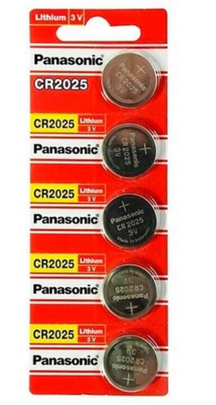 Imagem de Bateria 2025 Panasonic Cartela com 5 unidades