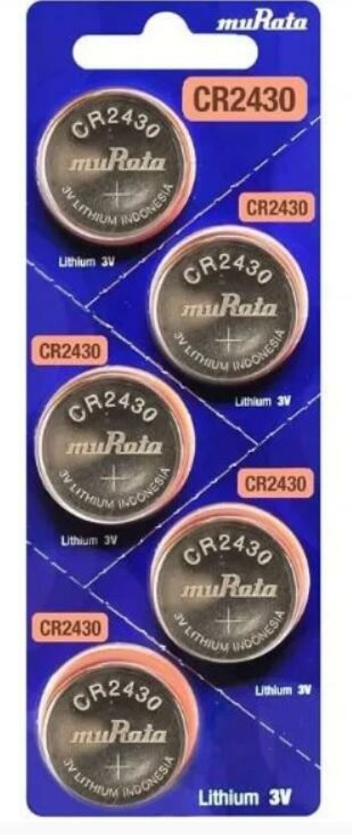Imagem de Bateria 2430 Murata (Antiga Sony) Cartela com 5 unidades