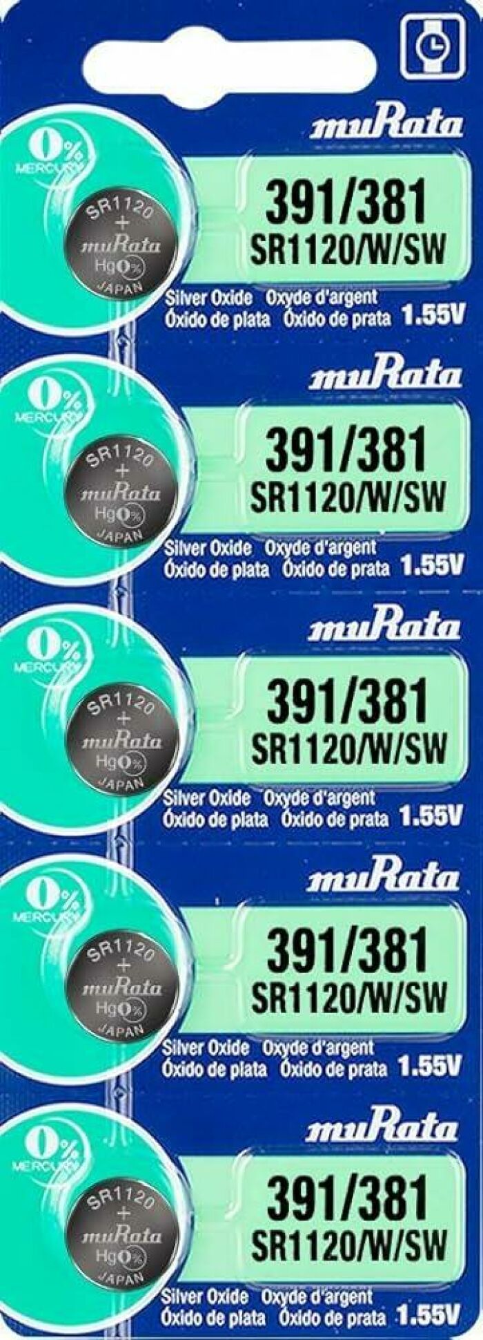 Imagem de Bateria 391 (SR1120/W/SW) Murata - Valor Unitário