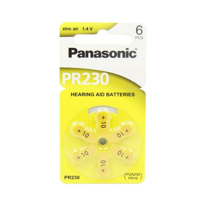 Imagem de Bateria Auditiva 10 Panasonic (Cartela com 6 unidades)