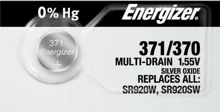 Imagem de Bateria 371 Energizer - Valor Unitário