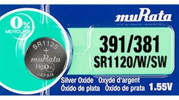 Imagem de Bateria 391 (SR1120/W/SW) Murata - Valor Unitário