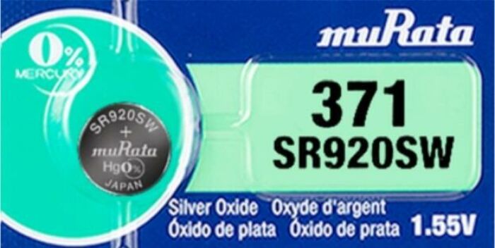 Imagem de Bateria 371 Murata (Antiga Sony) - Valor Unitário