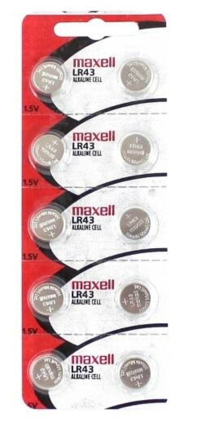 Imagem de Bateria LR43 (186) Maxell - Valor Unitário