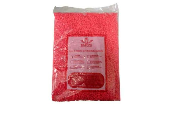 Imagem de Cera Granulada Silbras Pink - 1 kg