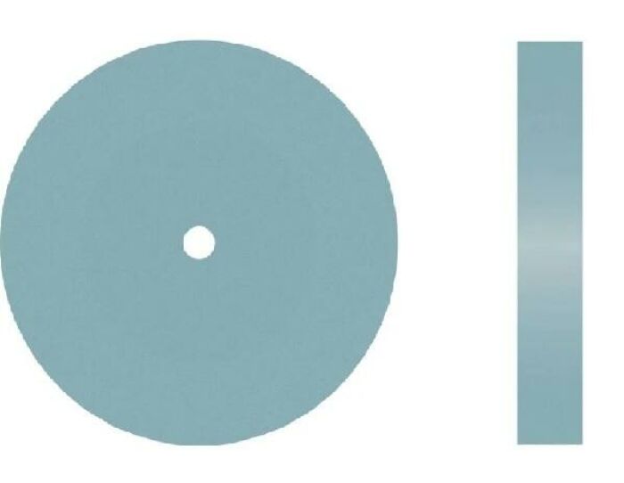 Imagem de Disco de Silicone Reto Azul (Brilho)