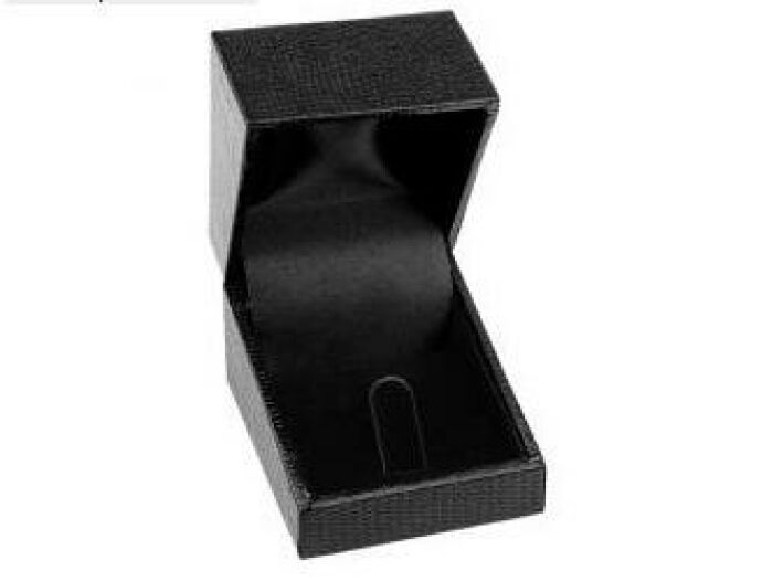 Imagem de Estojo Elegance Anel Couro Preto