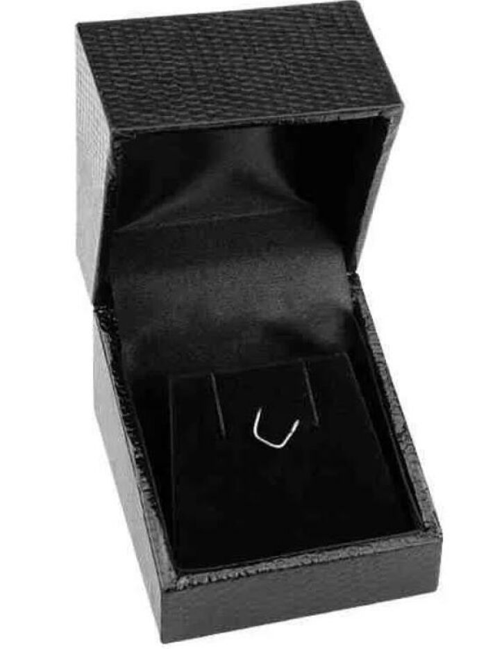 Imagem de Estojo Elegance Brinco Couro Preto