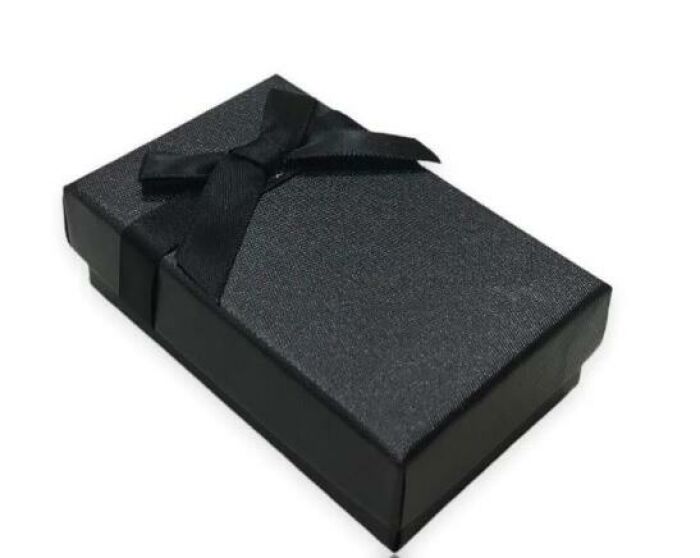 Imagem de Estojo Laço Conjunto Retangular Preto