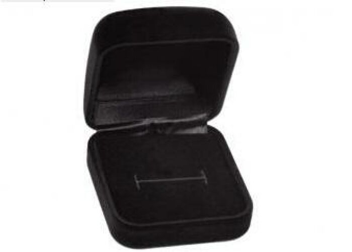 Imagem de Estojo Veludo Anel Preto