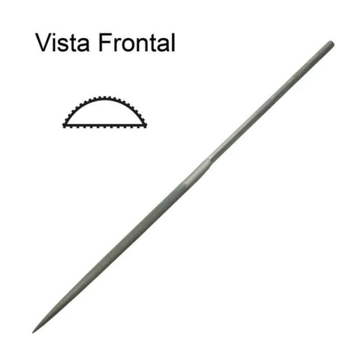 Imagem de Lima Agulha Meia Cana 160 mm