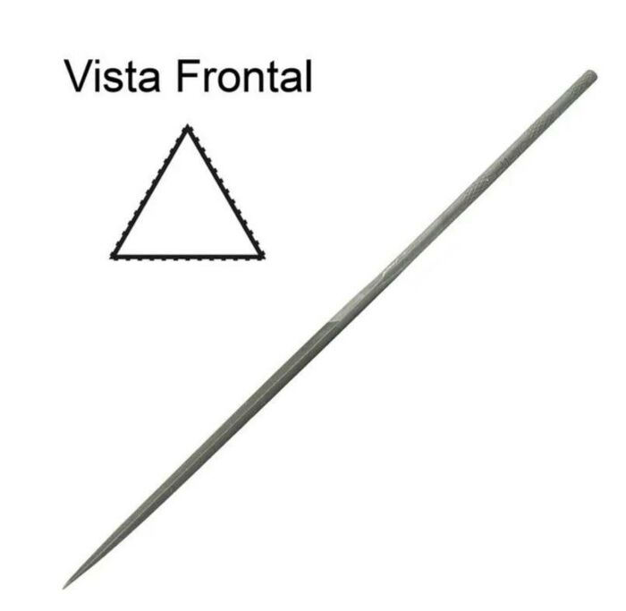 Imagem de Lima Agulha Triângulo 160 mm
