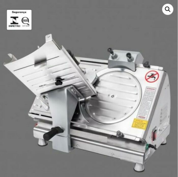 Imagem de FATIADOR DE FRIOS SEMI AUTOMÁTICO COM LAMINA DE 300MM BERMAR