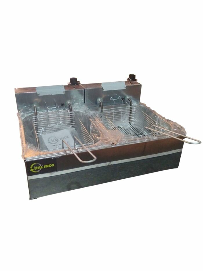 Imagem de FRITADEIRA ELÉTRICA COM 2 CUBAS DE 5 LITROS 220V ITAL INOX