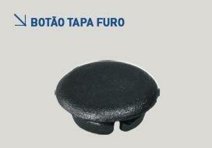 Imagem de NYL-042-BOTAO TAMPA FURO 3/8" - PCT 100 PECAS