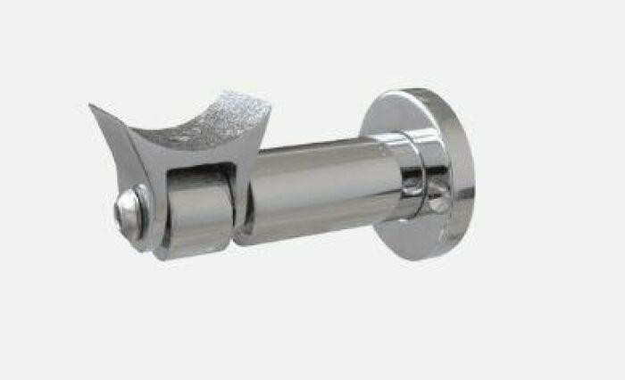 Imagem de ALU-041- suporte para corrimão de parede com articulação "2" (50 mm)
