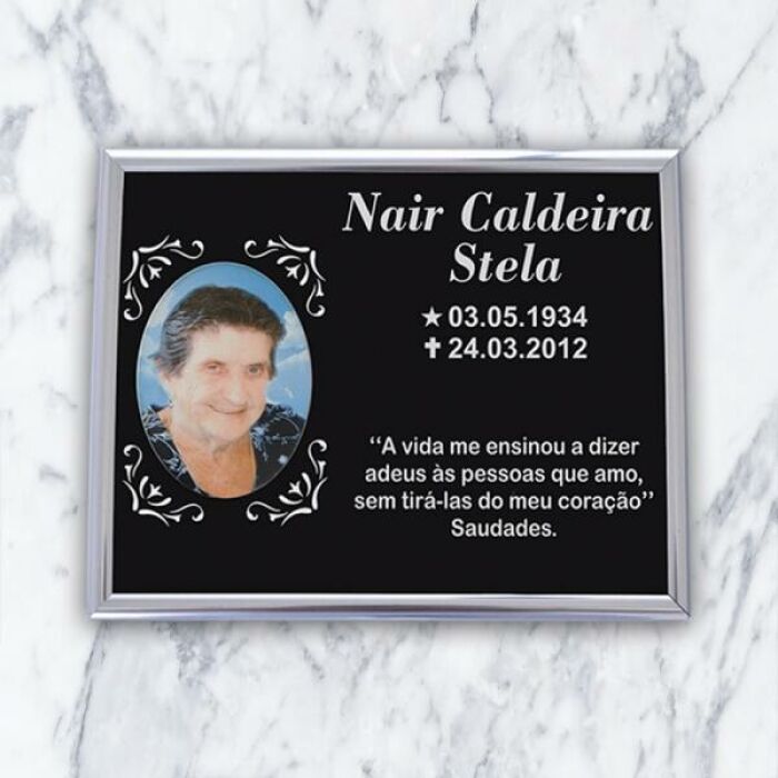 Imagem de Placa ACM 120- 23cm x 18cm (Com foto sem moldura)