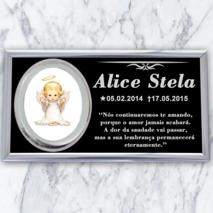 Imagem de Placa Infantil ACM 142 - 23cm x 13cm (foto 7x9)