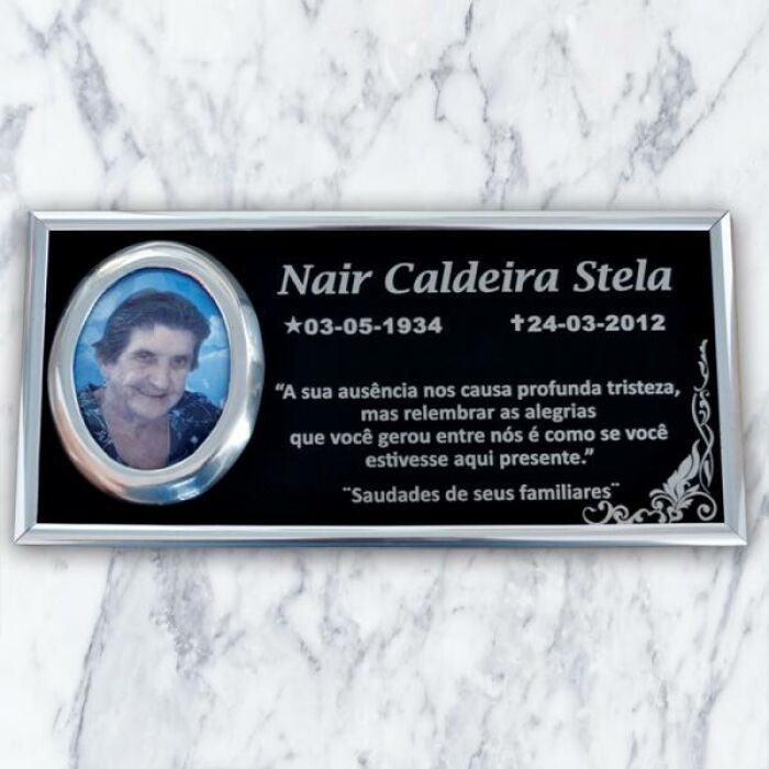 Imagem de Placa ACM 340 - 31cm x 15cm (Com foto)