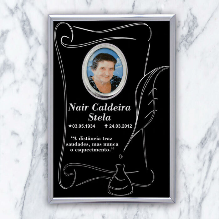 Imagem de Placa Pergaminho - 23cm x 34cm (Com foto)