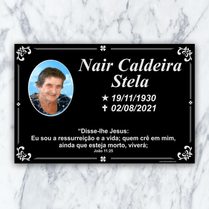 Imagem de Placa ACM 022 - 33cm x 22cm (com foto 9x12)
