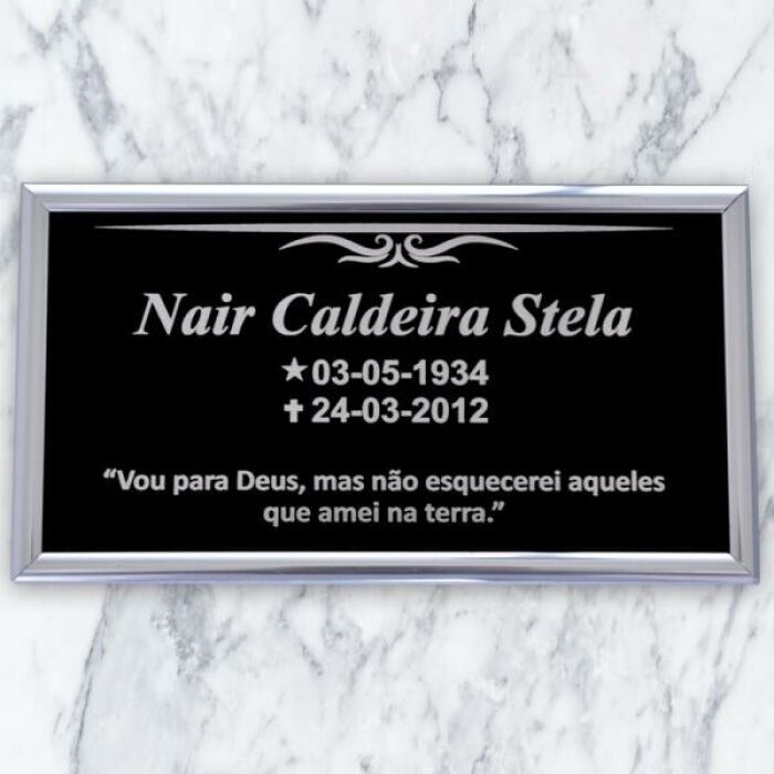 Imagem de Placa - ACM 040 23cm x 13cm (Sem foto)