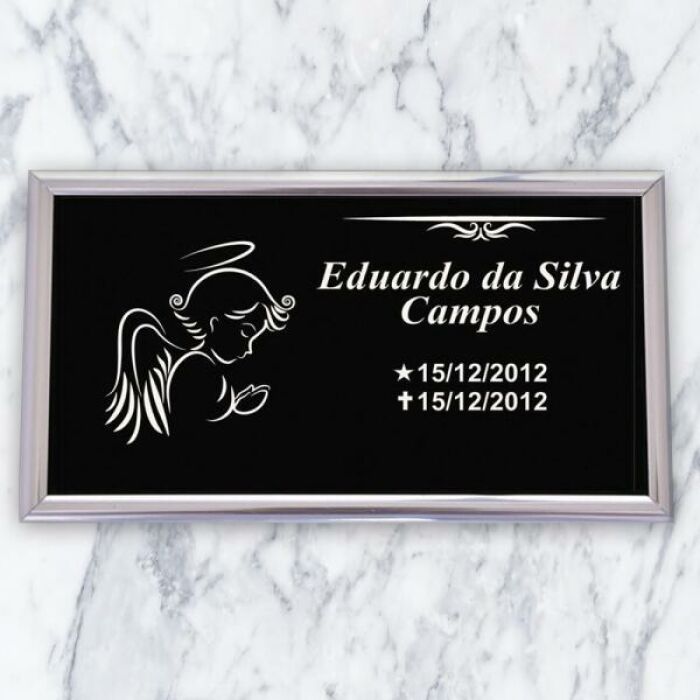 Imagem de Placa ACM 043 - 23cm x 13cm (anjinho)