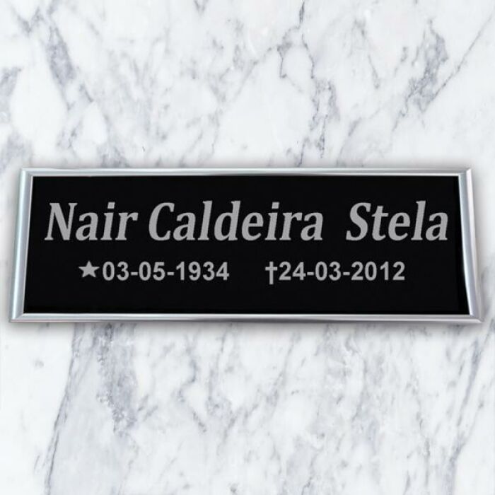 Imagem de Placa ACM 303 - 35cm x 13cm (Sem foto)
