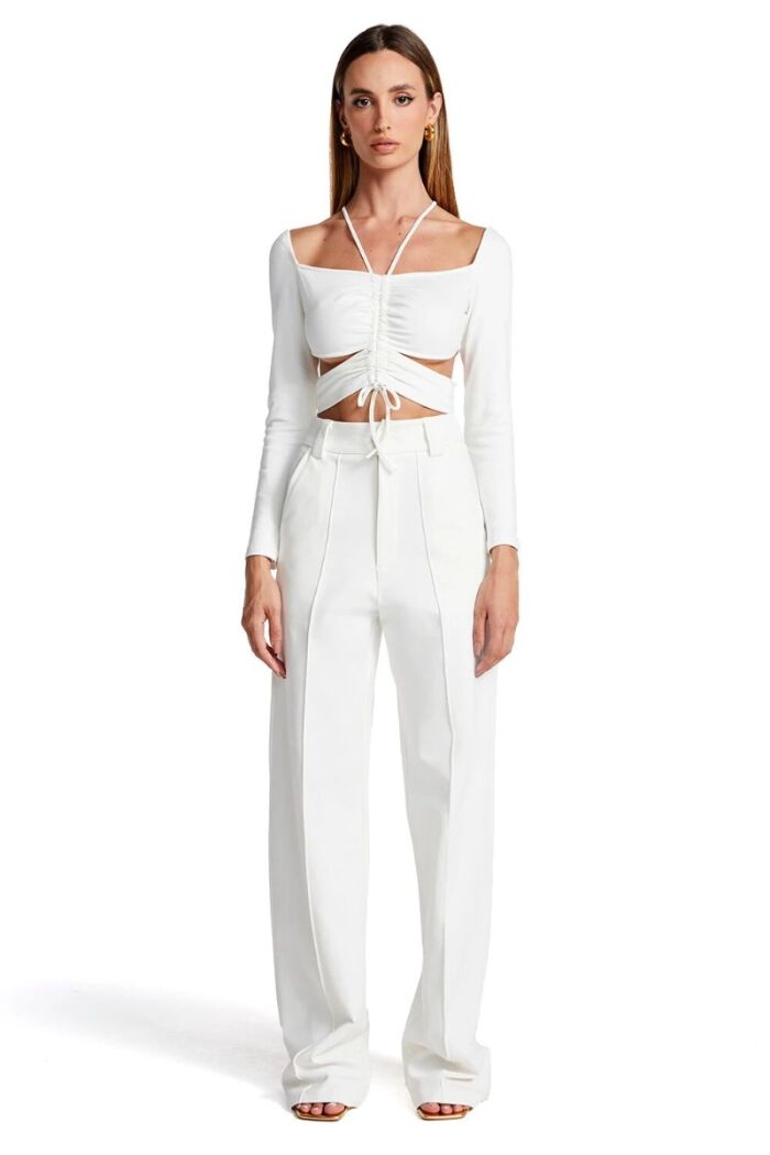 Imagem de Blusa Manga Longa Canelta Busto Off White Zen