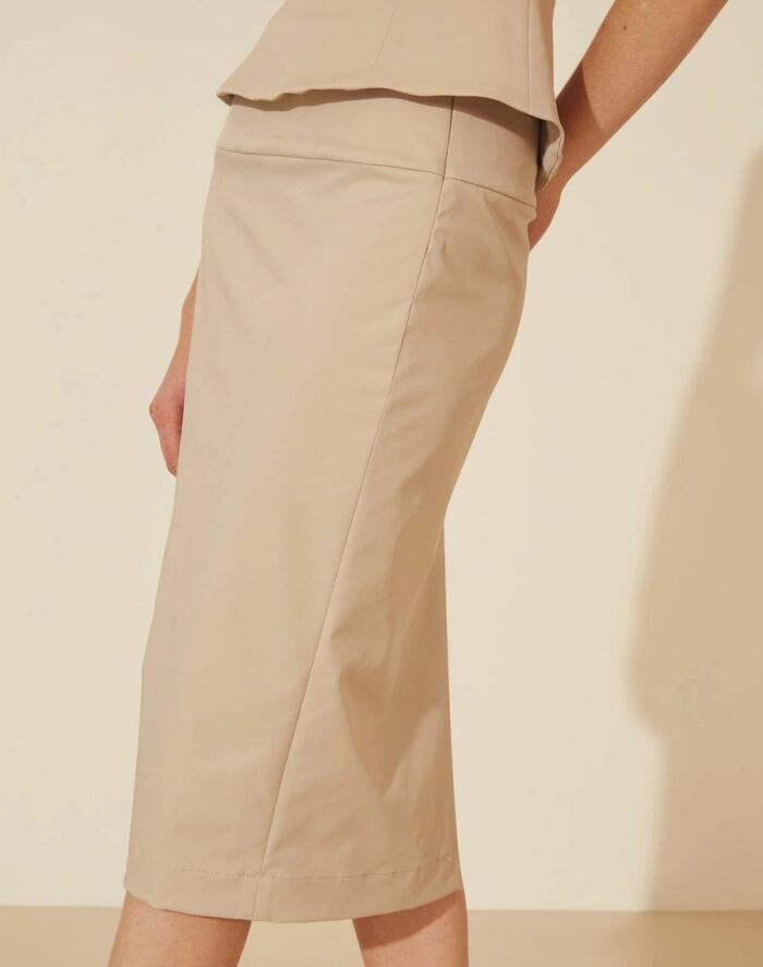 Imagem de Saia Blossom Bege Amissima