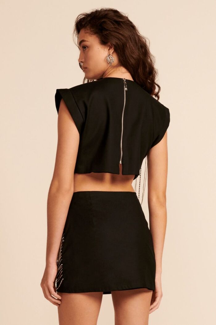 Imagem de Cropped Clarissa Preto Le Blog