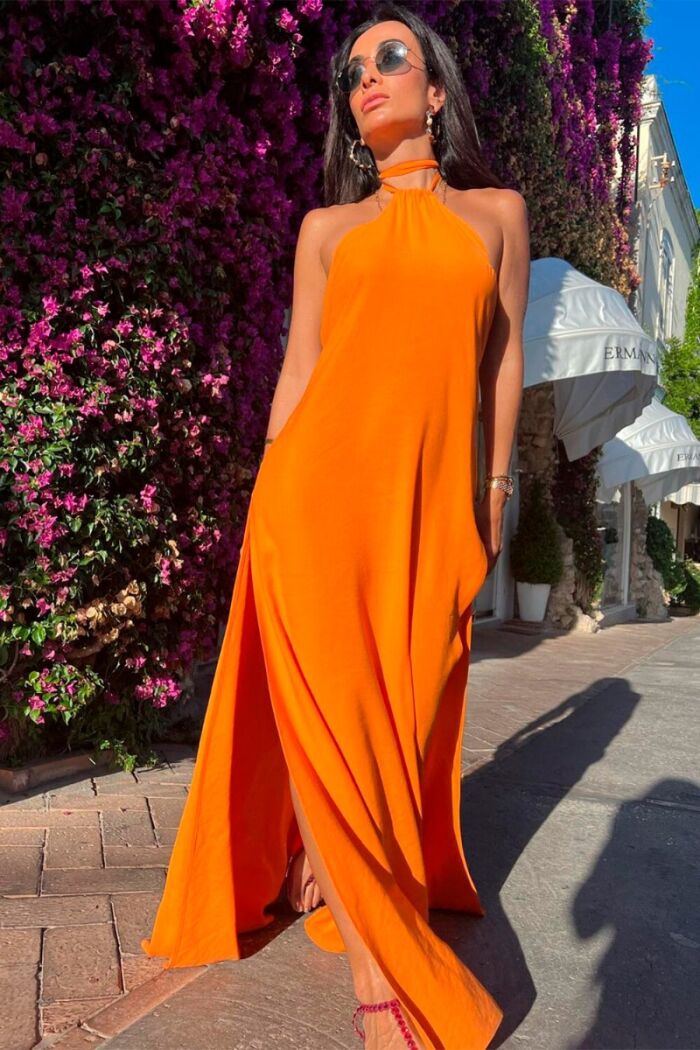 Imagem de Vestido Longo Costas Abertas Zen