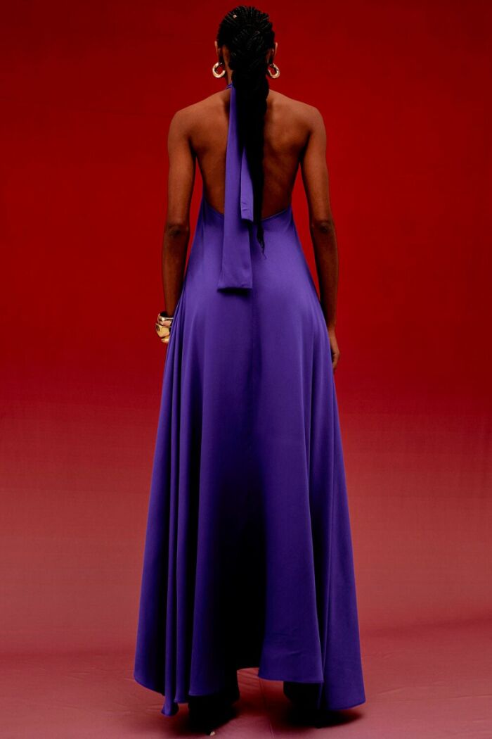 Imagem de Calça Amarração Na Cintura Roxa Zen