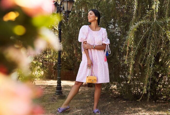 Imagem de Vestido Xadrez Aquarella