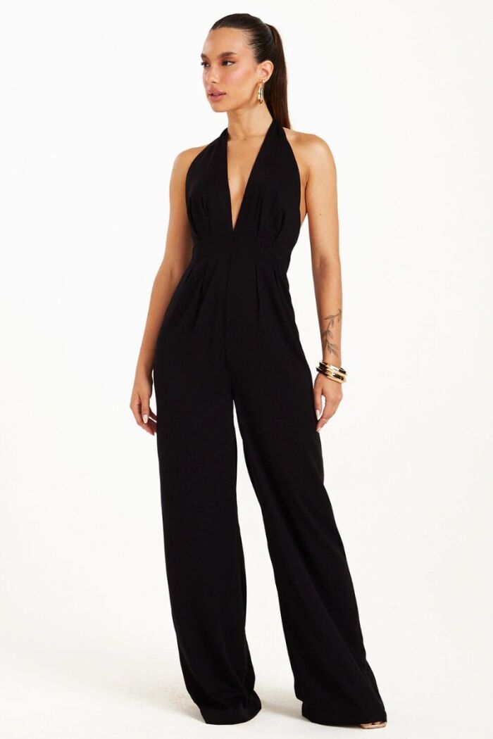 Imagem de Macacão Longo Frente Única Preto Zen