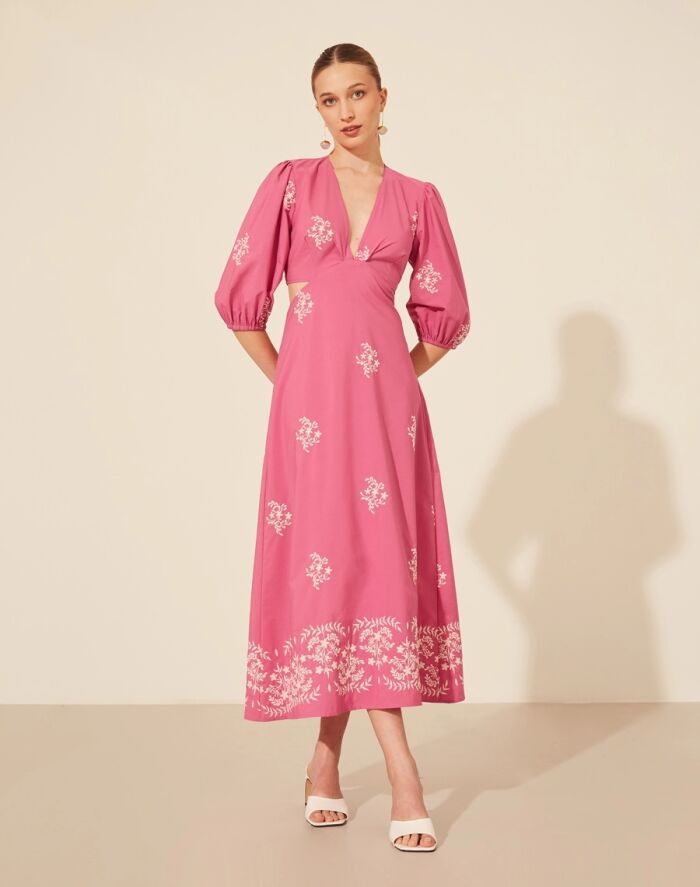 Imagem de Vestido Mídi Eleonor Rosa Amissima