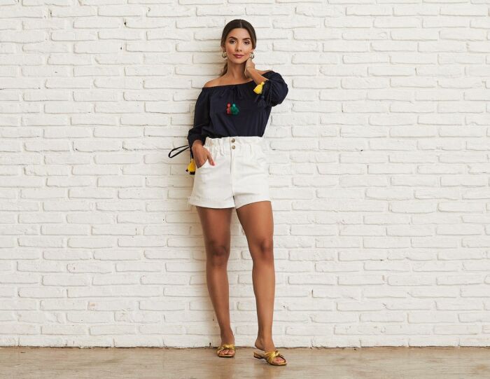 Imagem de Blusa Ombro à Ombro Aquarella