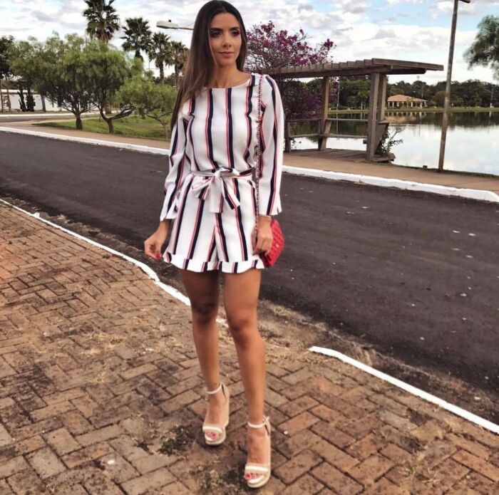 Imagem de Macaquinho Veronica Aquarella