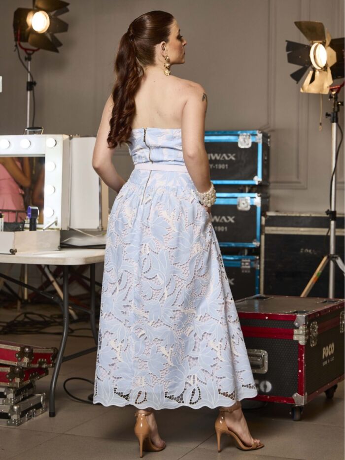 Imagem de Vestido Tomara Que Caia Laise Richelieu Luzia Fazzolli