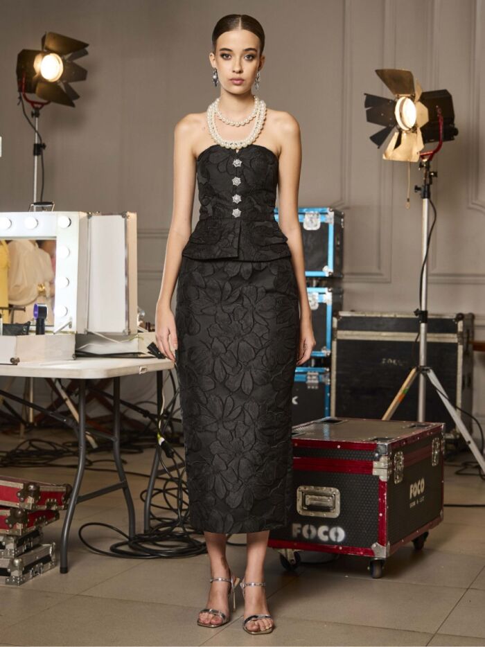 Imagem de Conjunto Tomara Que Caia Jacquard Luzia Fazzolli