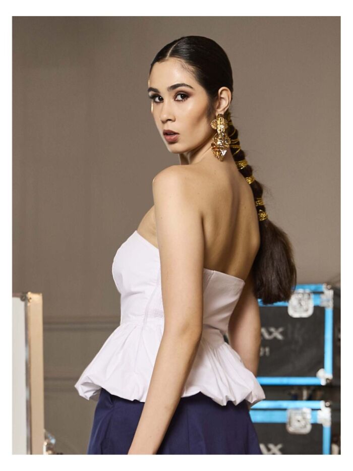 Imagem de Top Balonê Tricoline Luzia Fazzolli