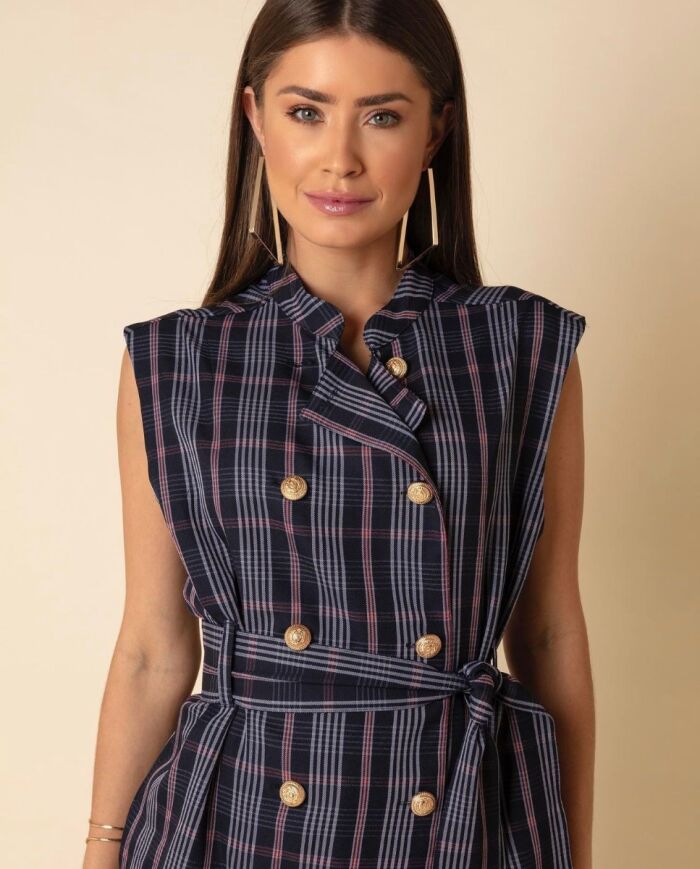 Imagem de Conjunto Bertha Xadrez Bambola