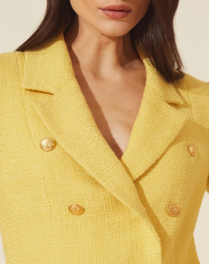 Imagem de Blazer Royana Amarelo Amissima