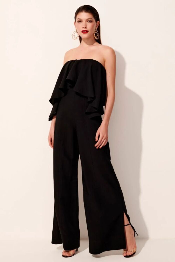 Imagem de Macacão Aretha Preto Le Blog