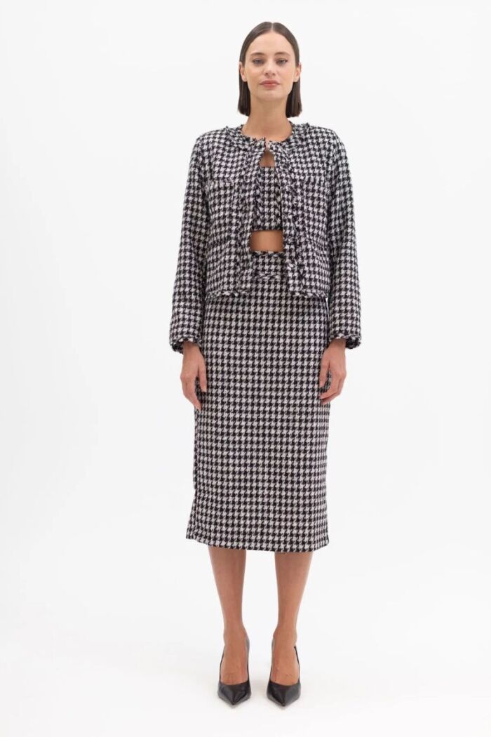 Imagem de Blazer Tweed Preto La Chocolê