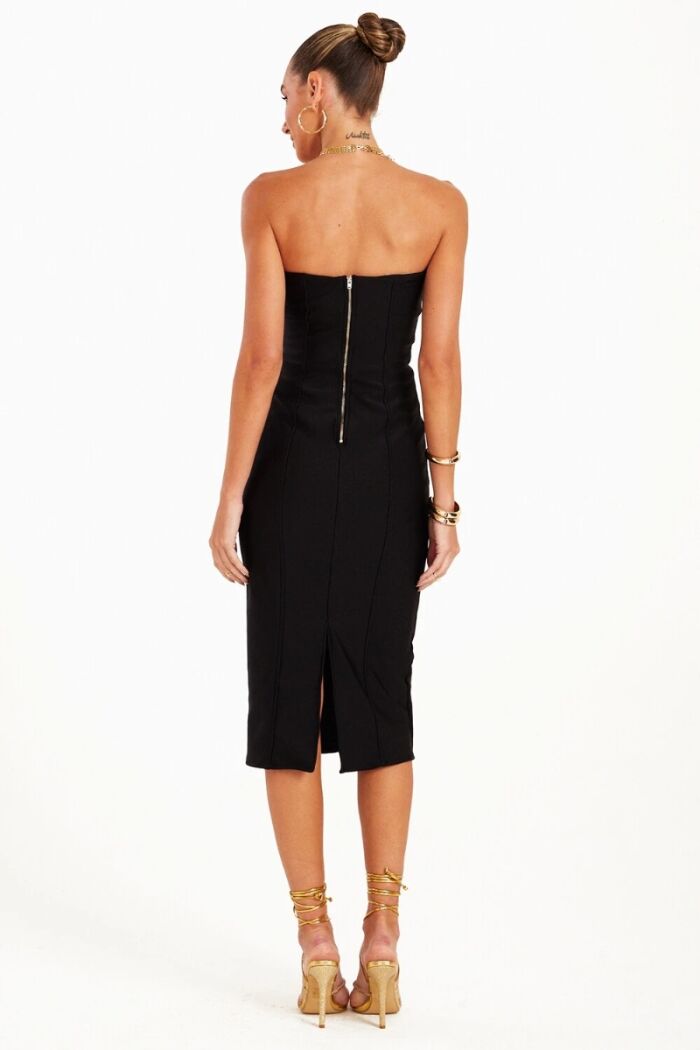 Imagem de Vestido Mídi Sculpt Decote Tomara Que Caia Zen