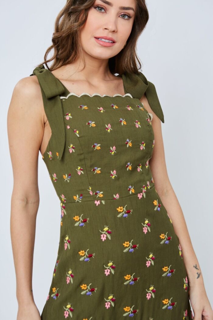 Imagem de Marília Vestido Mídi Verde