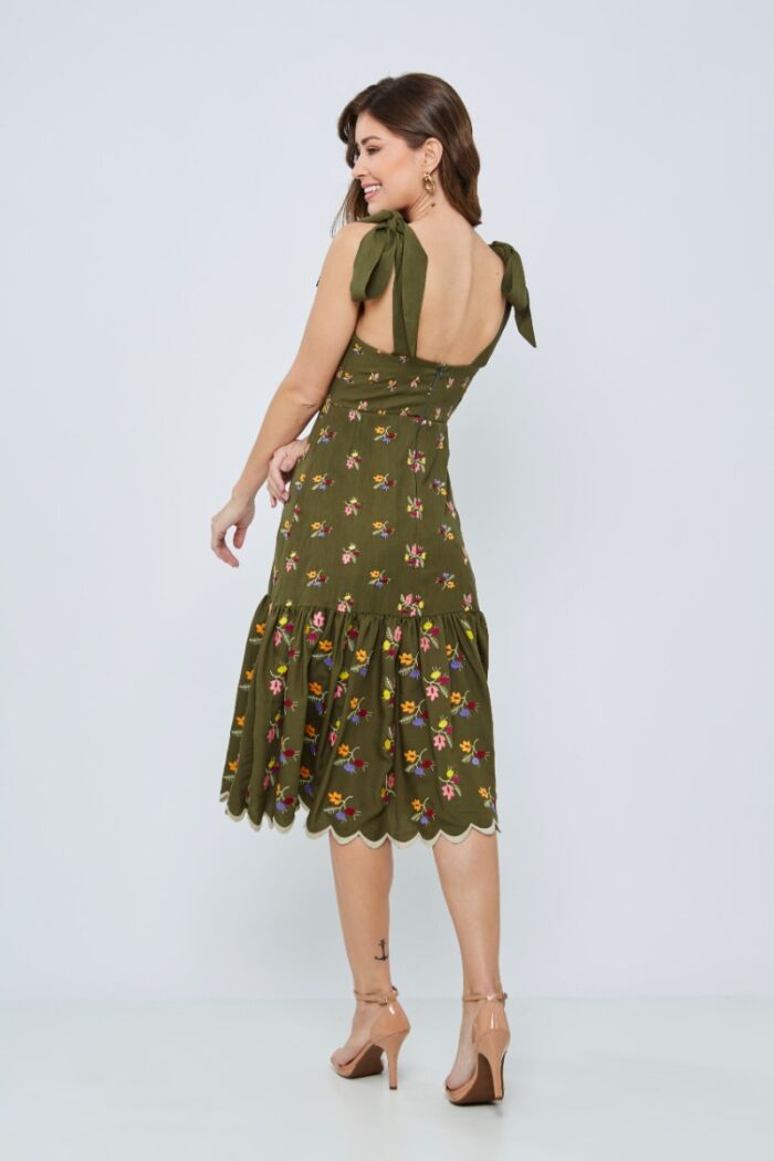 Imagem de Marília Vestido Mídi Verde